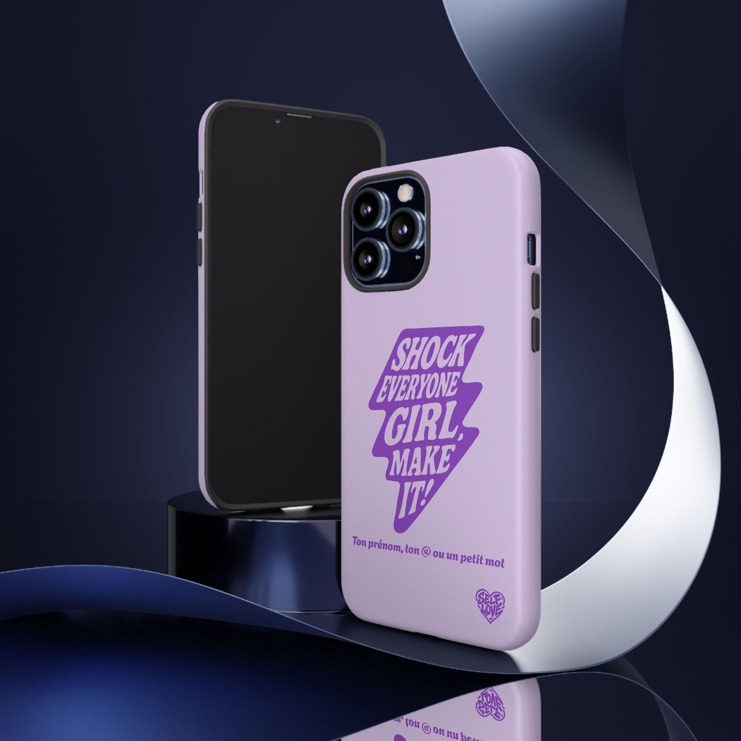 Shock Everyone - Coque iPhone (violet)
