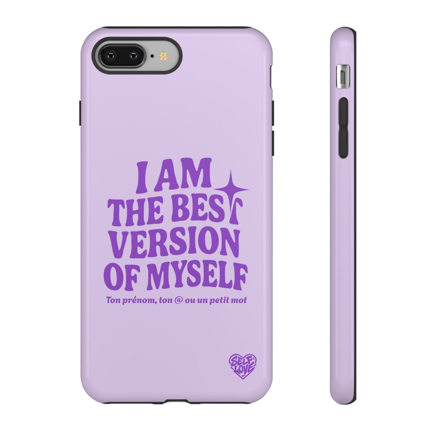 I Am The Best Version Of Myself - Coque iPhone (violet)
