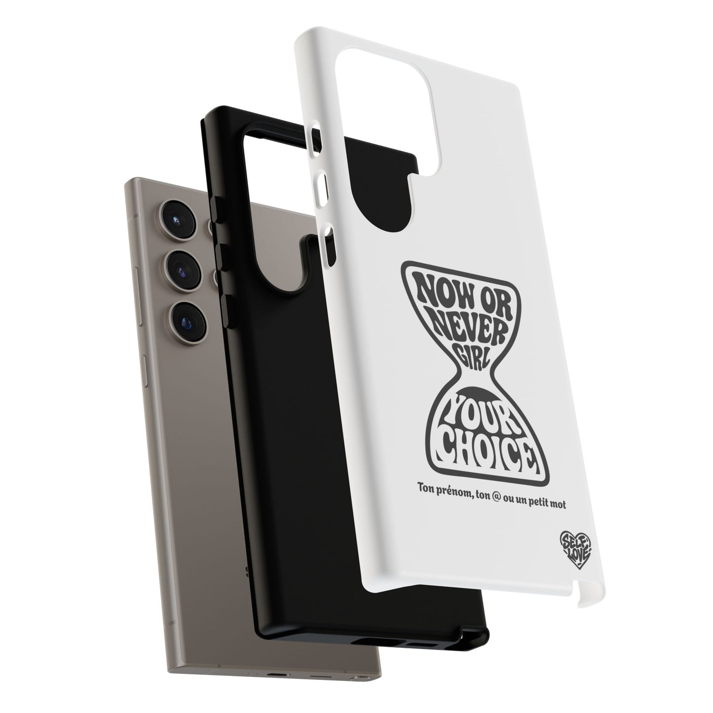 Now Or Never Girl - Coque Samsung (blanc)