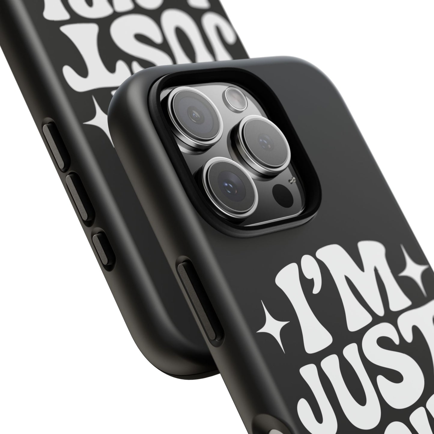 Im Just A Girl - Coque iPhone (noir)