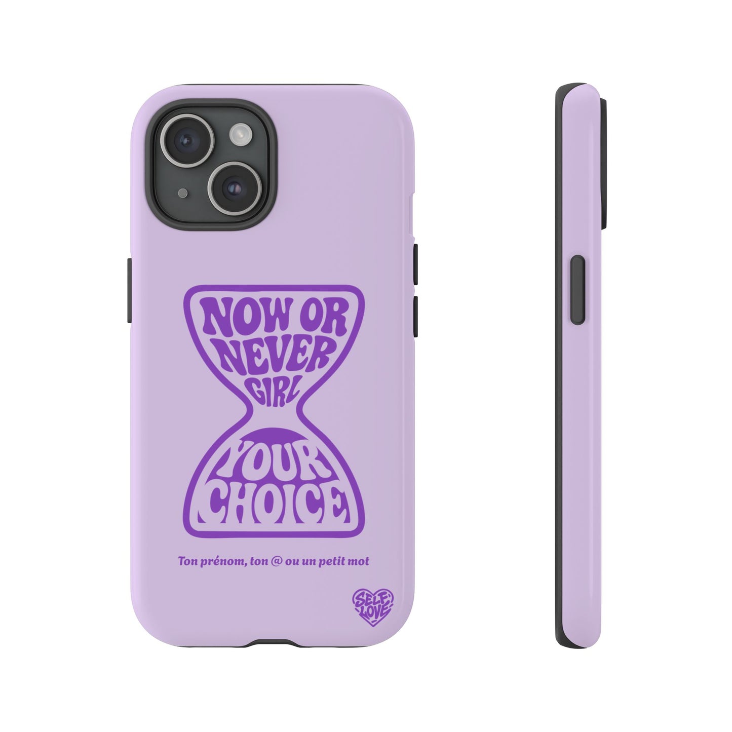 Now Or Never Girl - Coque iPhone (violet)