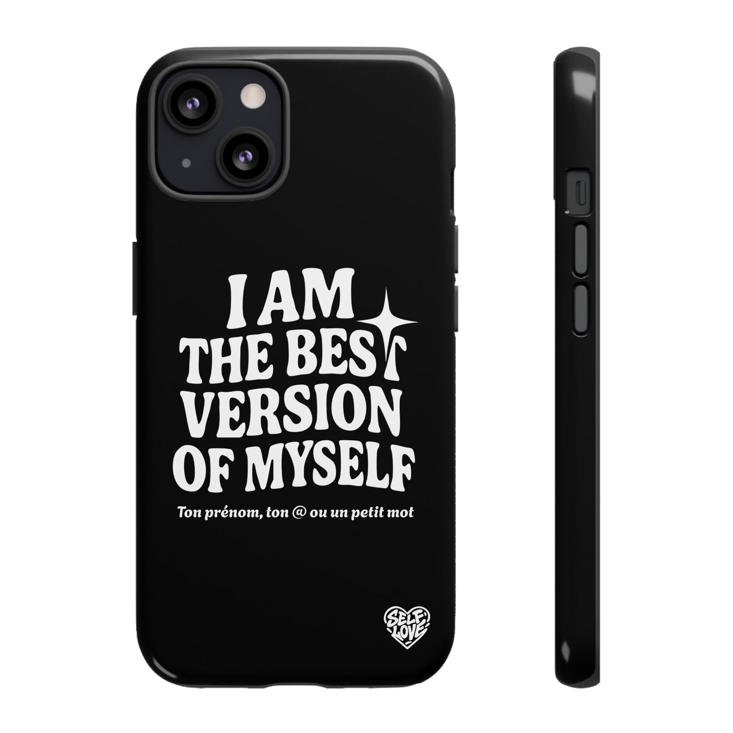 I Am The Best Version Of Myself - Coque iPhone (noir)