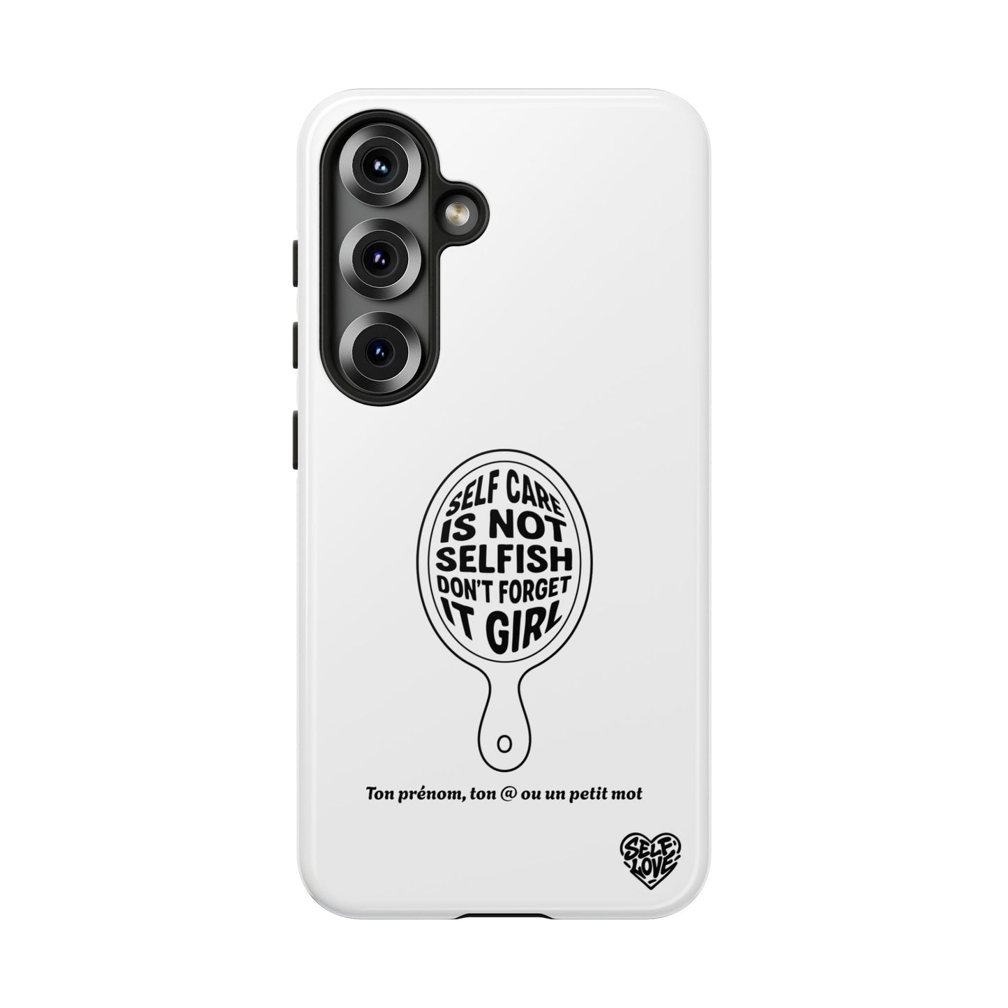 Self Care - Coque Samsung (blanc)