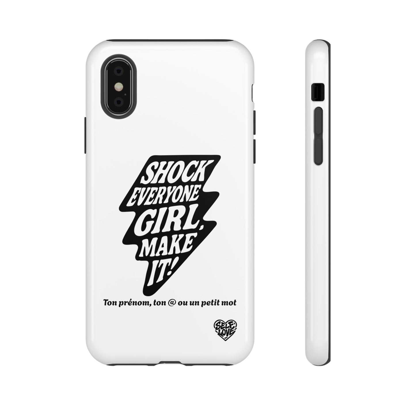 Shock Everyone - Coque iPhone (blanc)