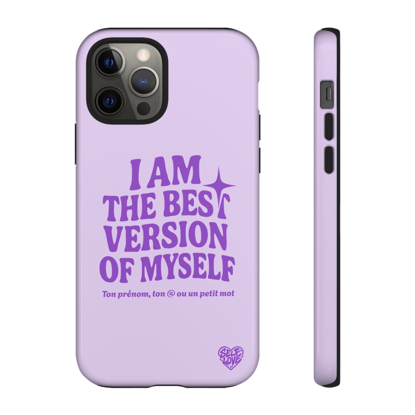 I Am The Best Version Of Myself - Coque iPhone (violet)