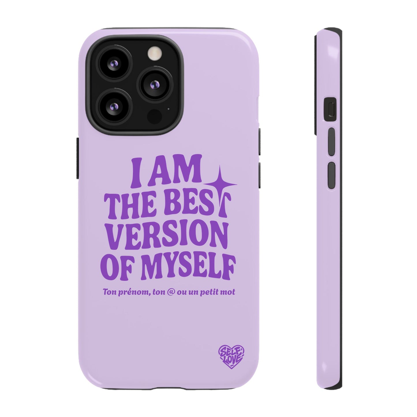 I Am The Best Version Of Myself - Coque iPhone (violet)