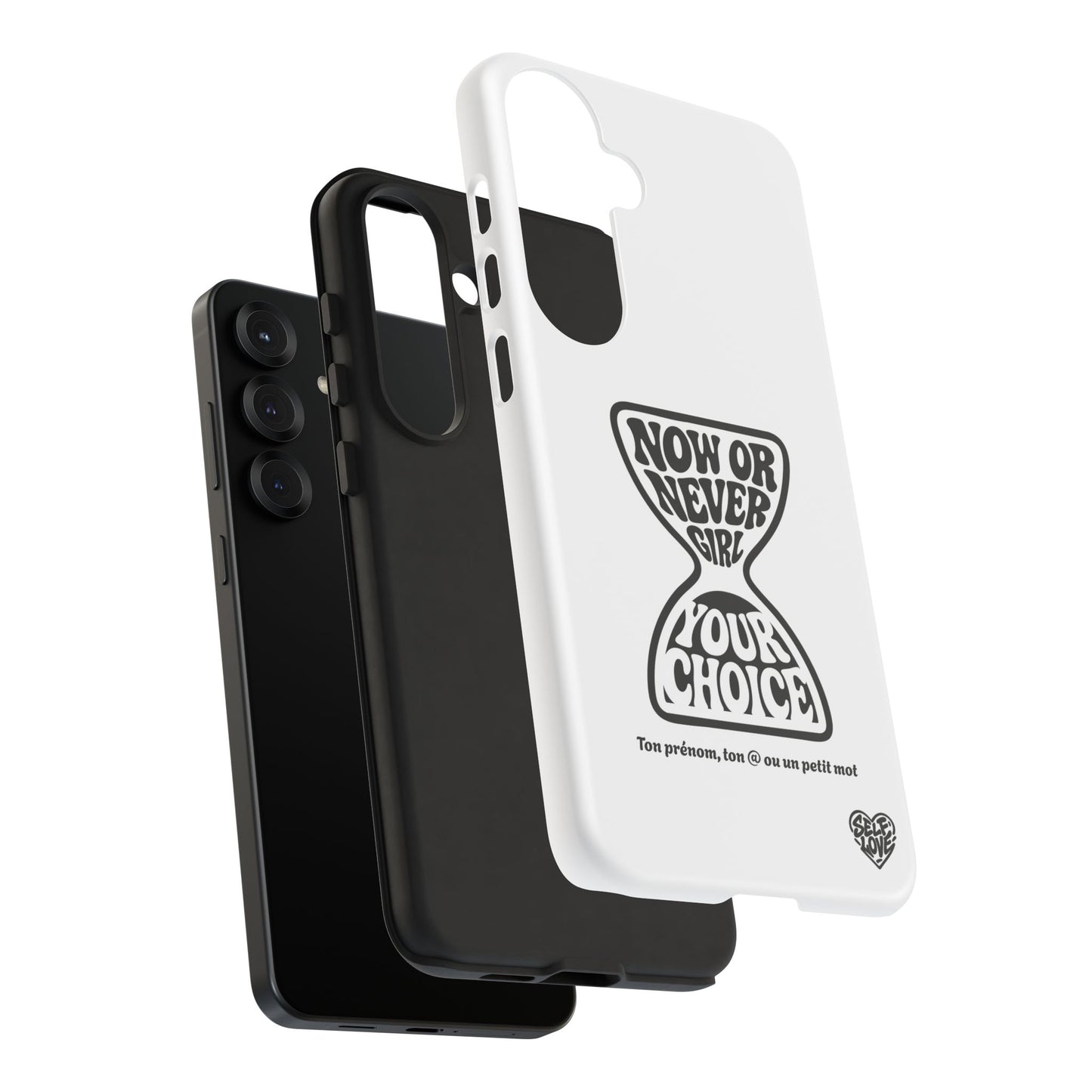 Now Or Never Girl - Coque Samsung (blanc)