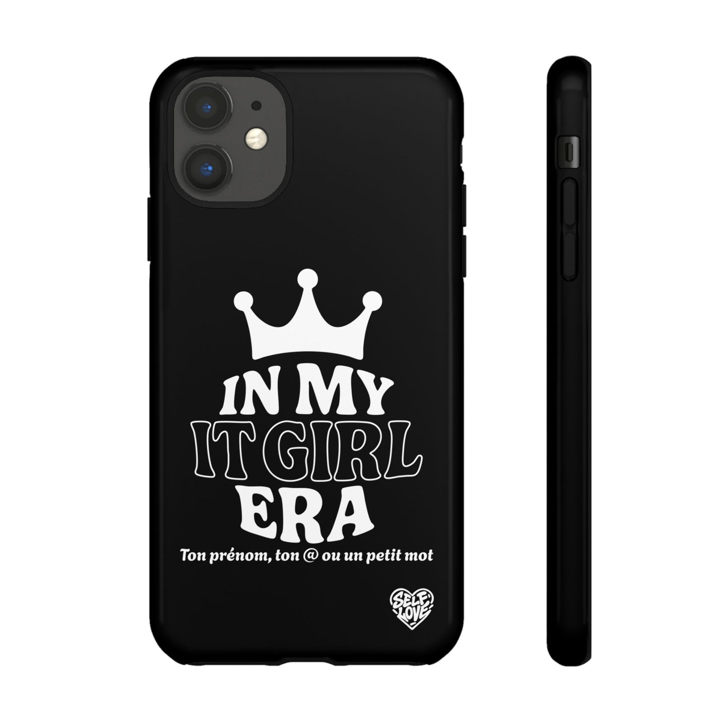 In My It Girl Era - Coque iPhone (noir)