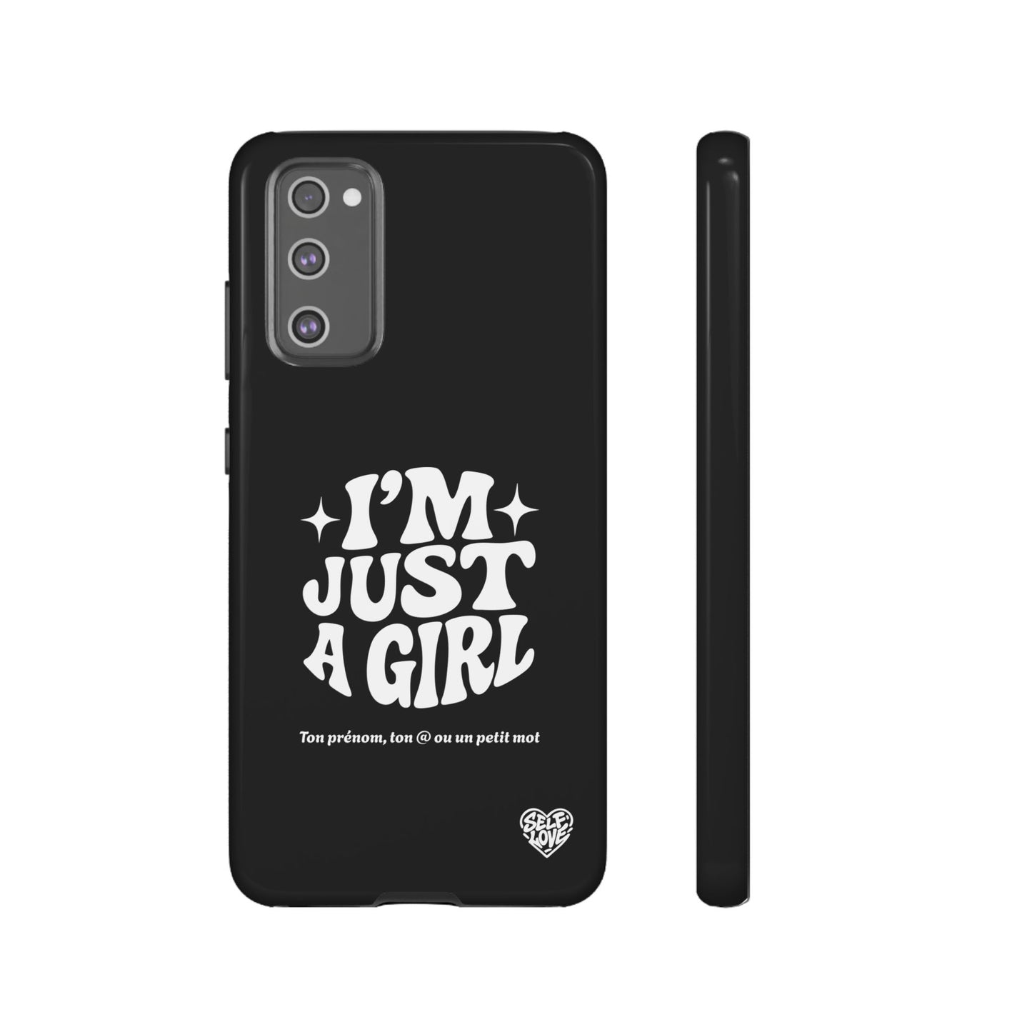 Im Just A Girl - Coque Samsung (noir)