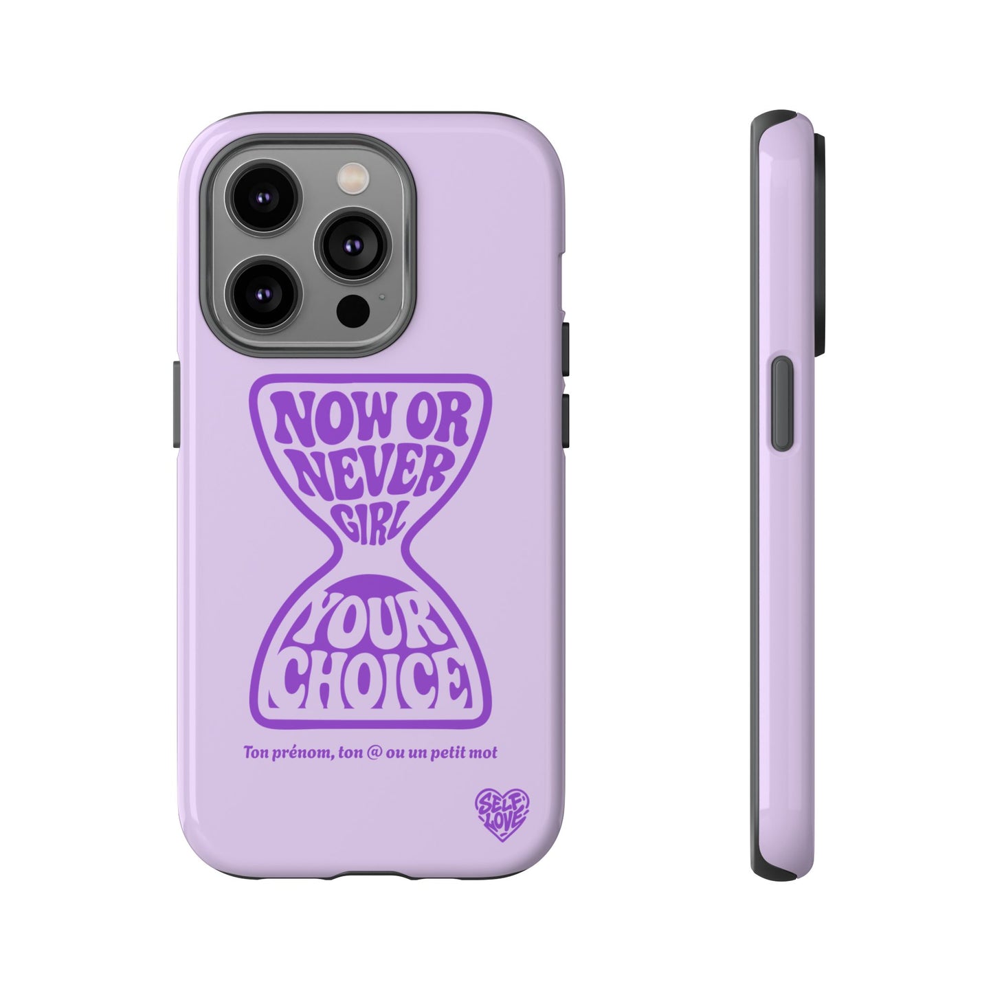 Now Or Never Girl - Coque iPhone (violet)