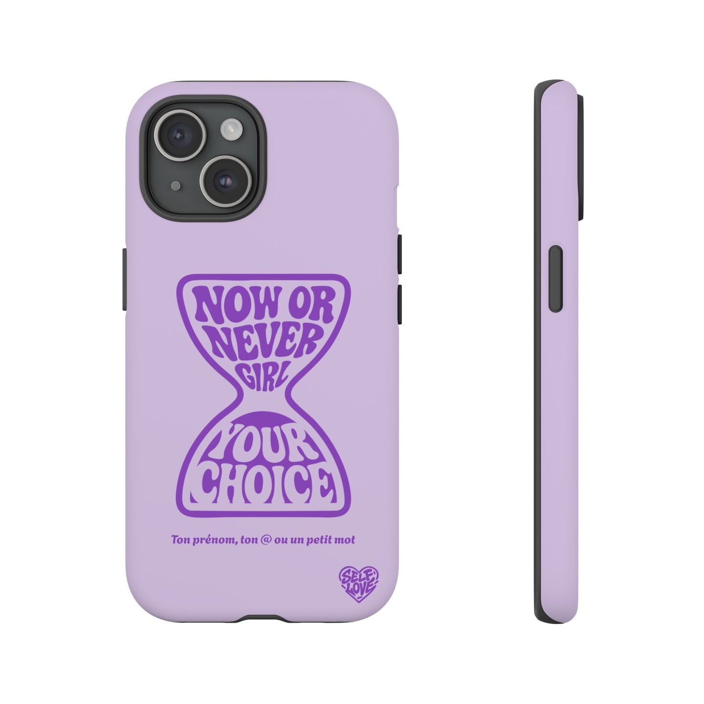 Now Or Never Girl - Coque iPhone (violet)