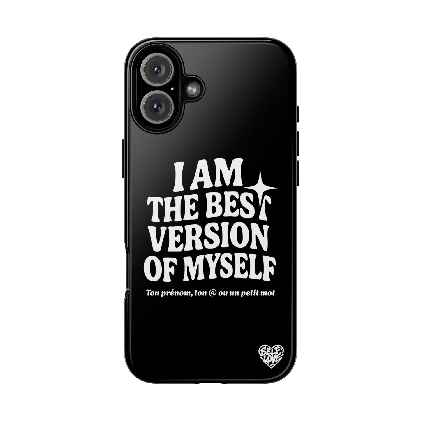 I Am The Best Version Of Myself - Coque iPhone (noir)