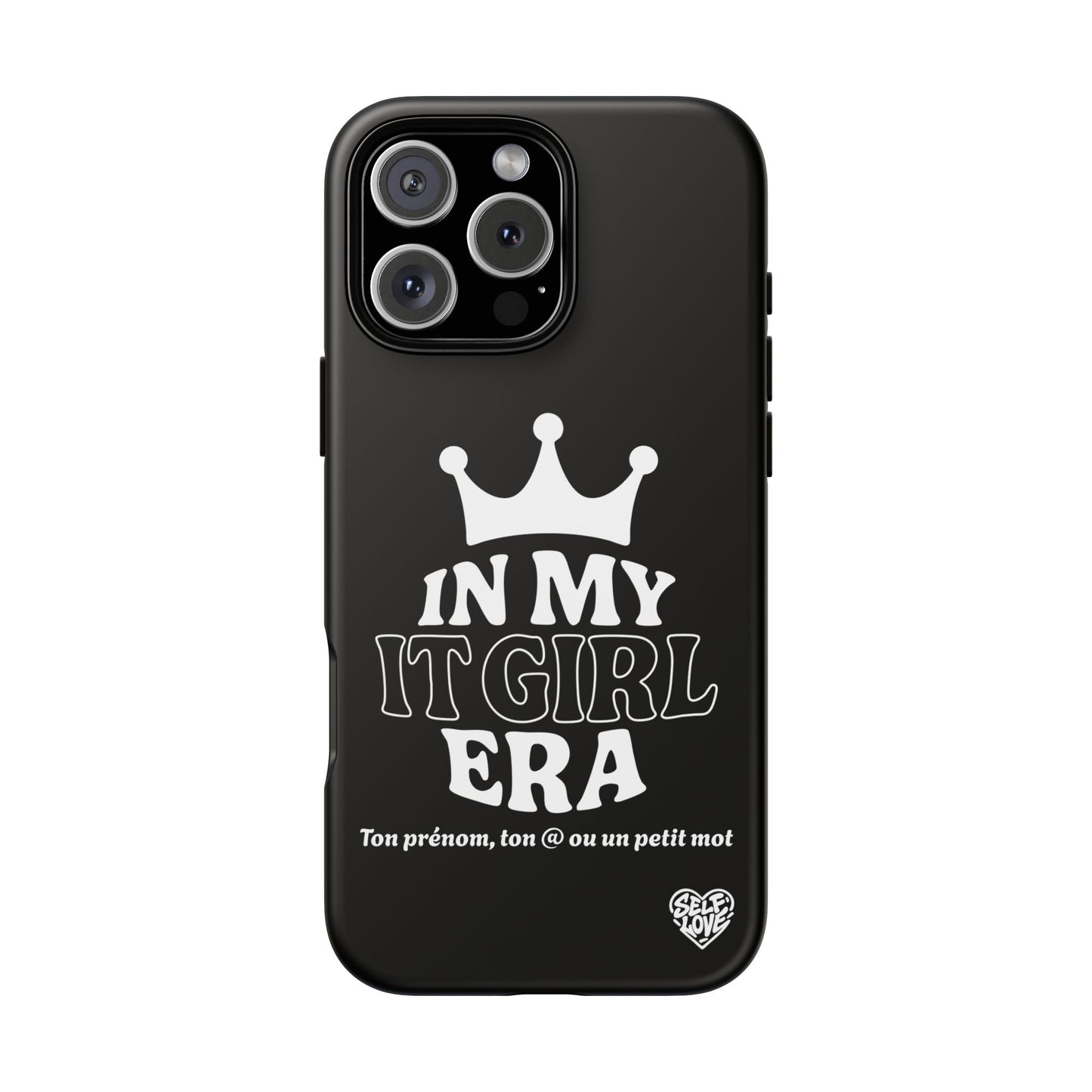 In My It Girl Era - Coque iPhone (noir)