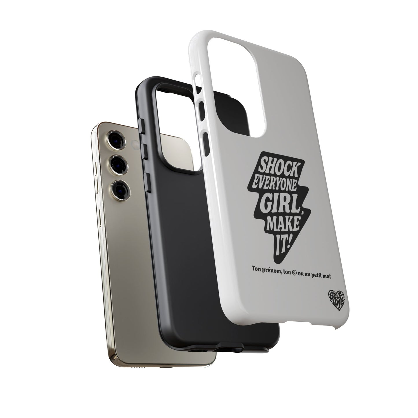 Shock Everyone - Coque Samsung (blanc)