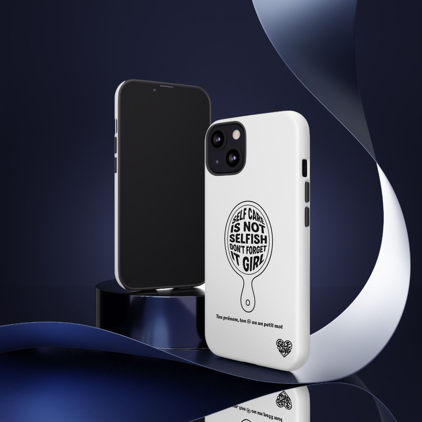 Self Care - Coque iPhone (blanc)