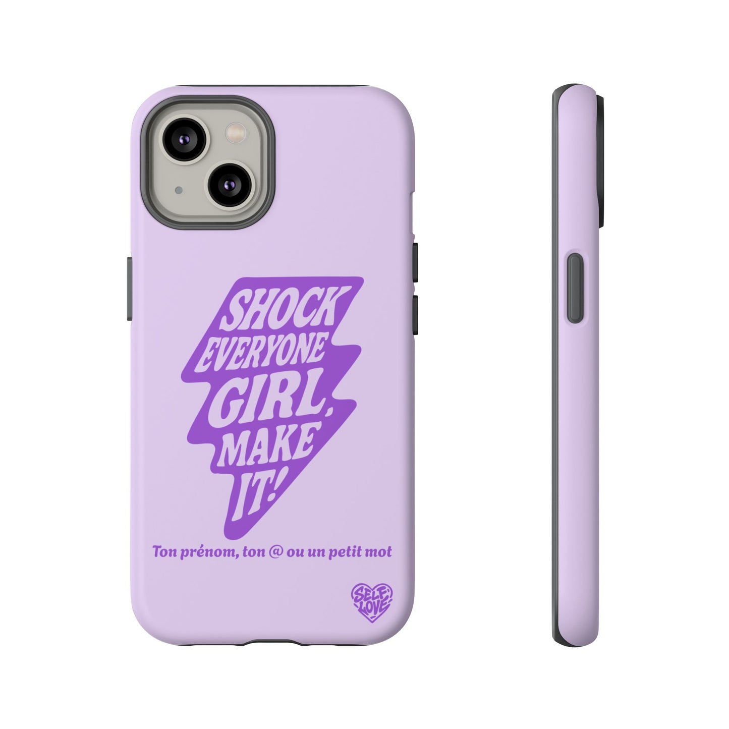 Shock Everyone - Coque iPhone (violet)