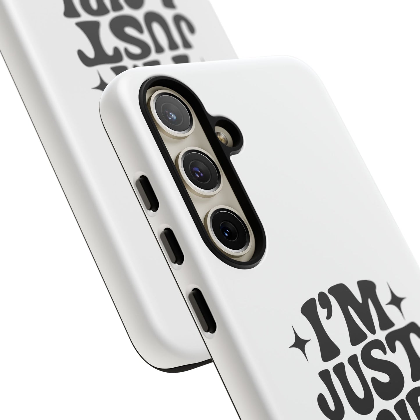 Im Just A Girl - Coque Samsung (blanc)