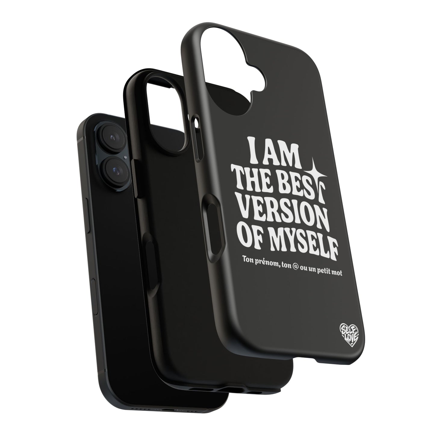I Am The Best Version Of Myself - Coque iPhone (noir)