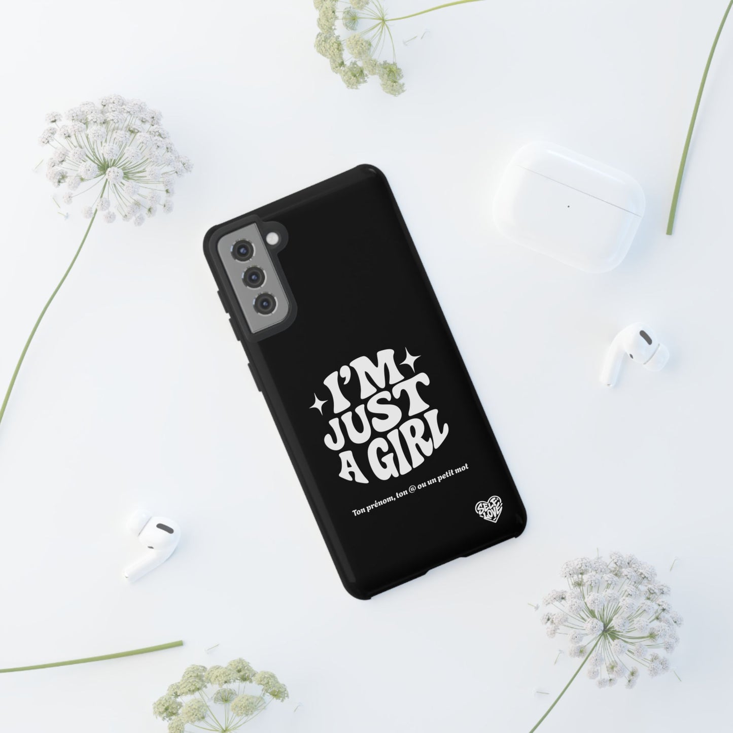 Im Just A Girl - Coque Samsung (noir)