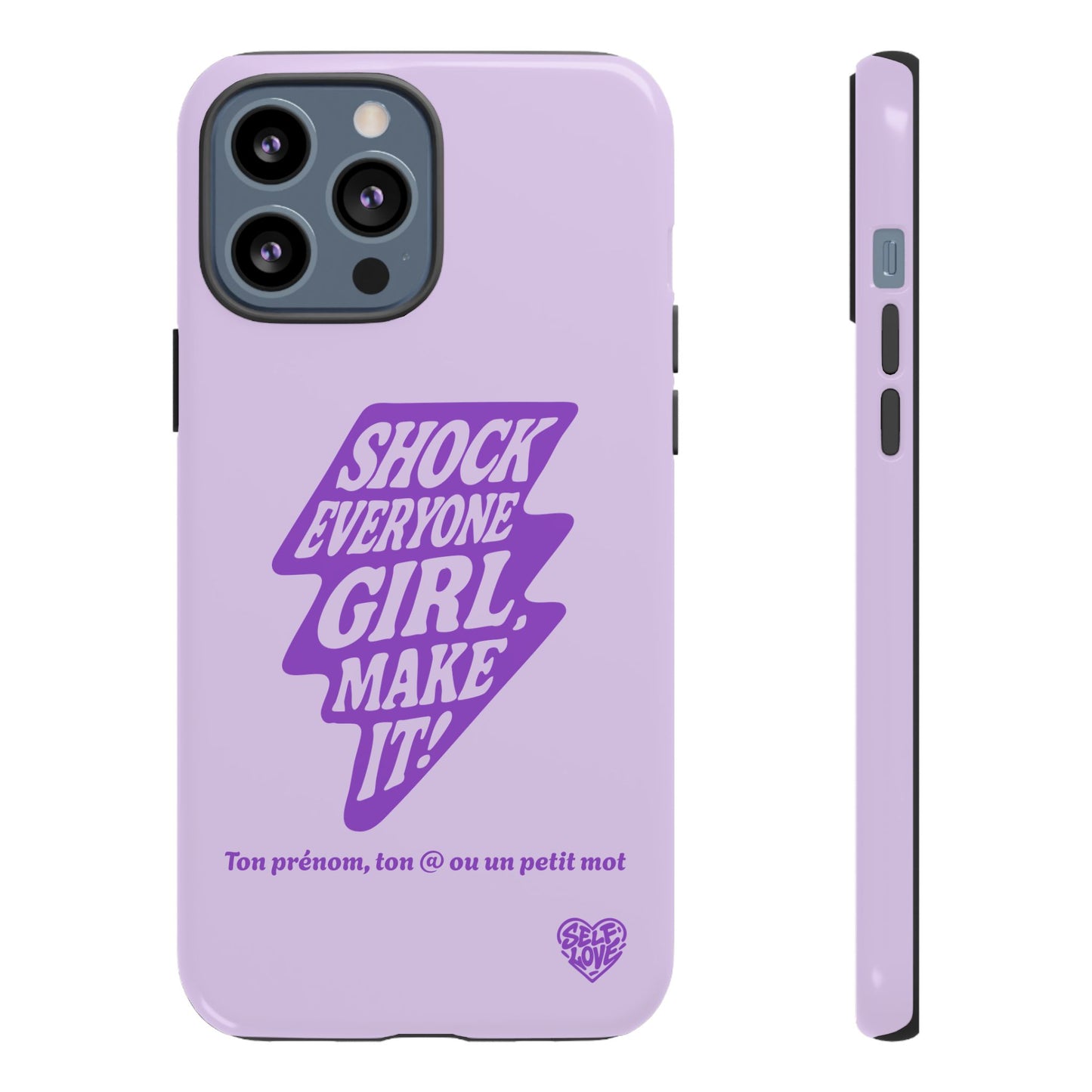 Shock Everyone - Coque iPhone (violet)
