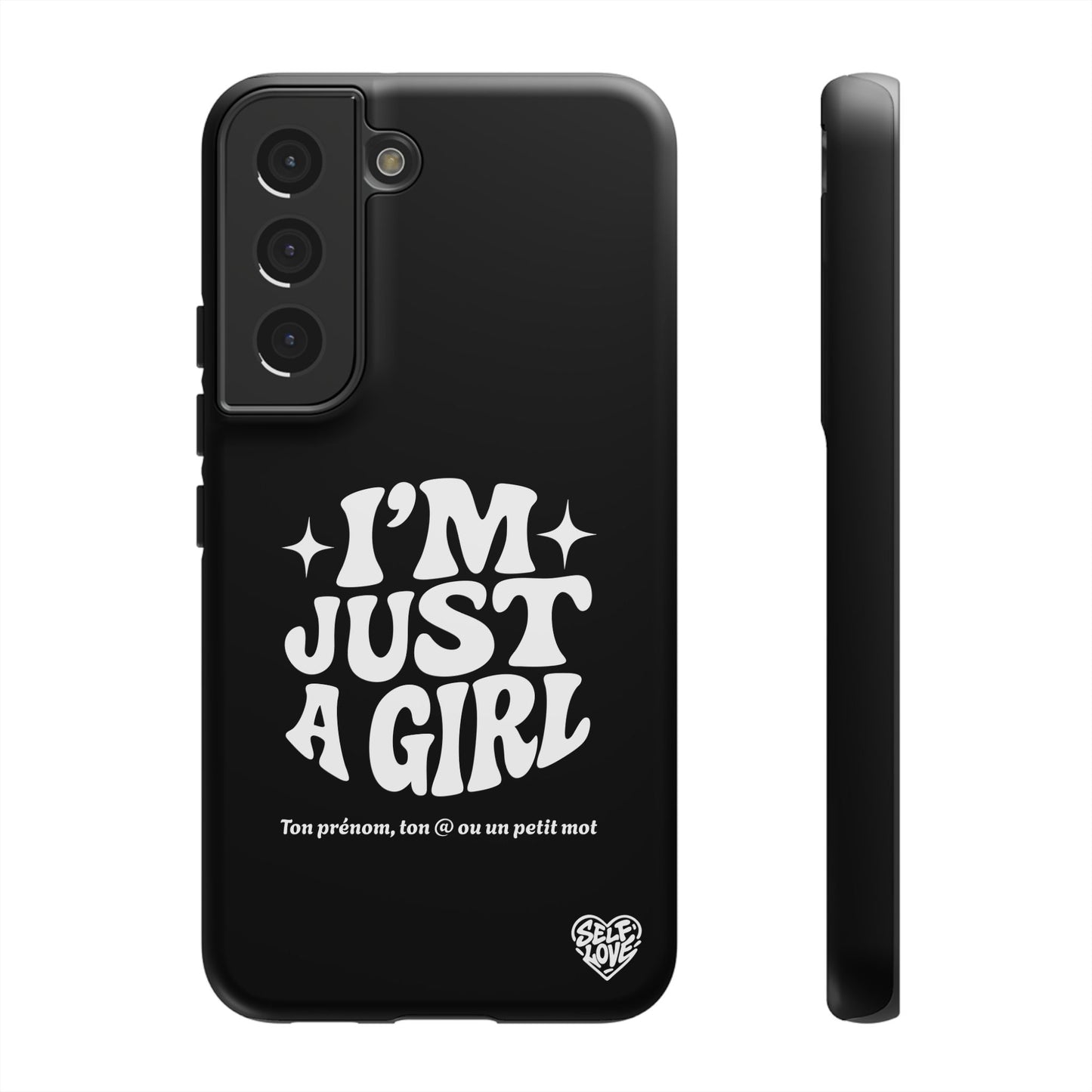 Im Just A Girl - Coque Samsung (noir)