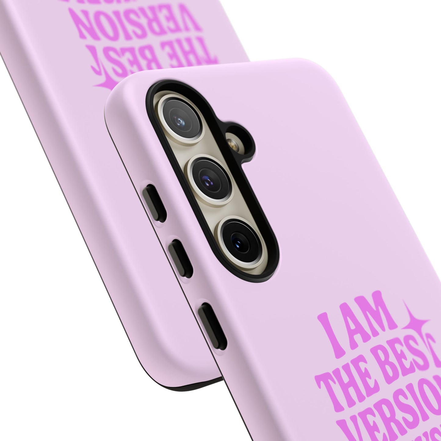 I Am The Best Version Of Myself - Coque Samsung (rose)