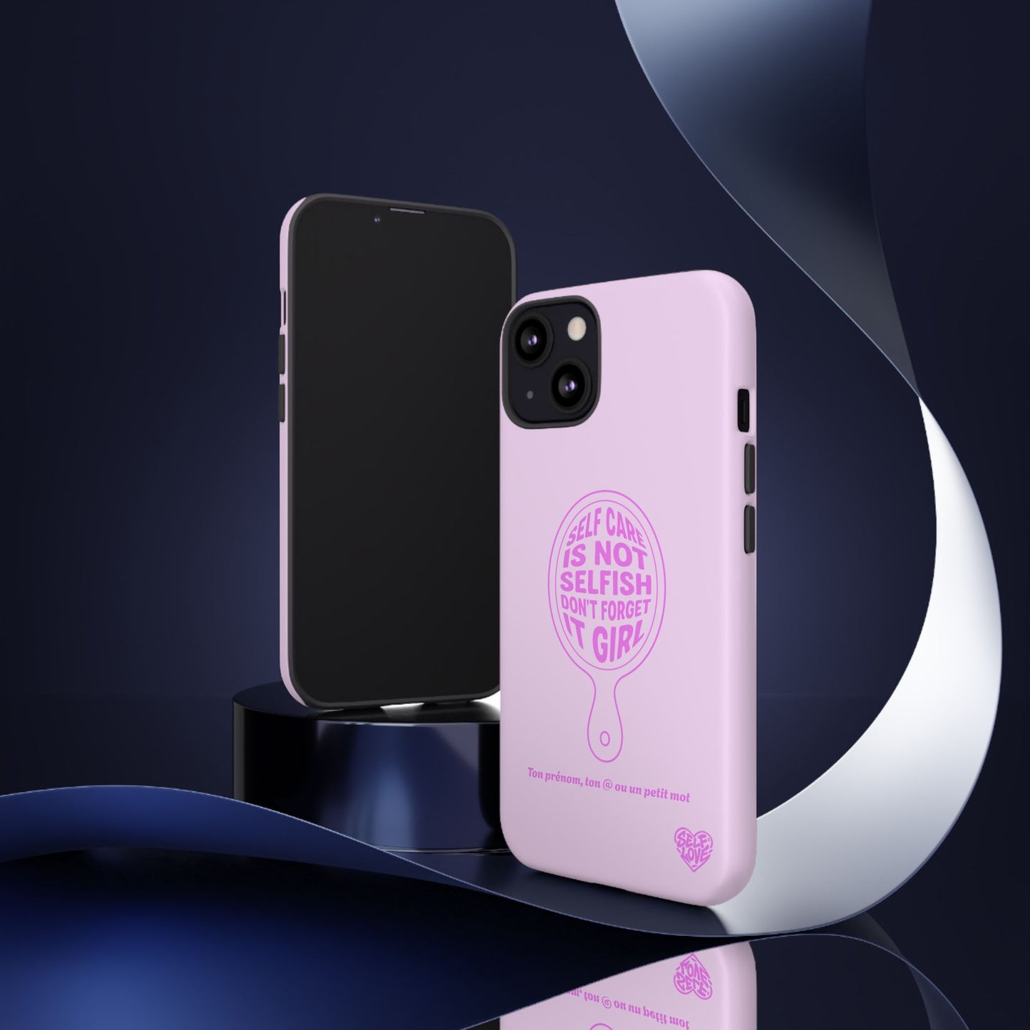 Self Care - Coque iPhone (rose)