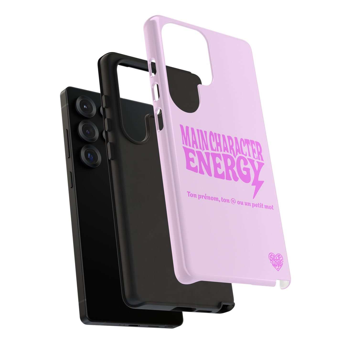 Main Character Energy - Coque Samsung (rose)
