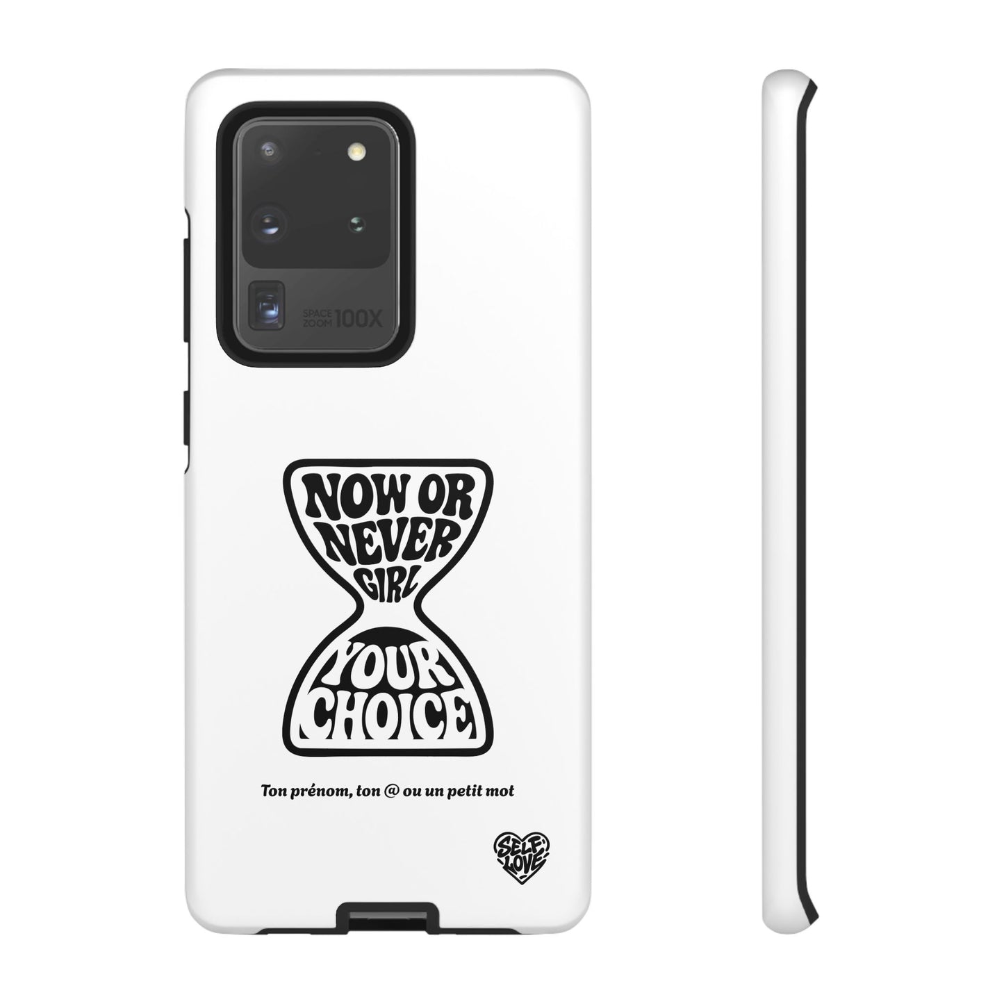 Now Or Never Girl - Coque Samsung (blanc)