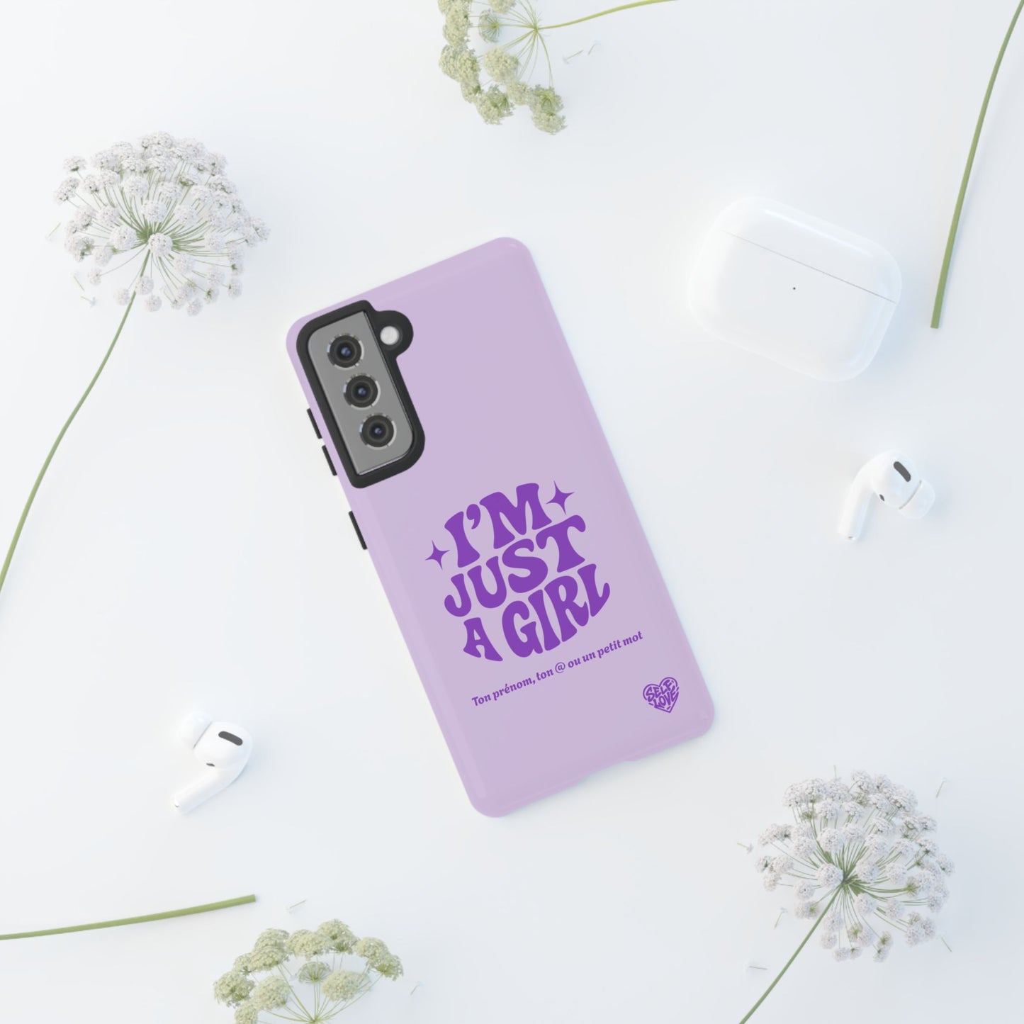 Im Just A Girl - Coque Samsung (violet)