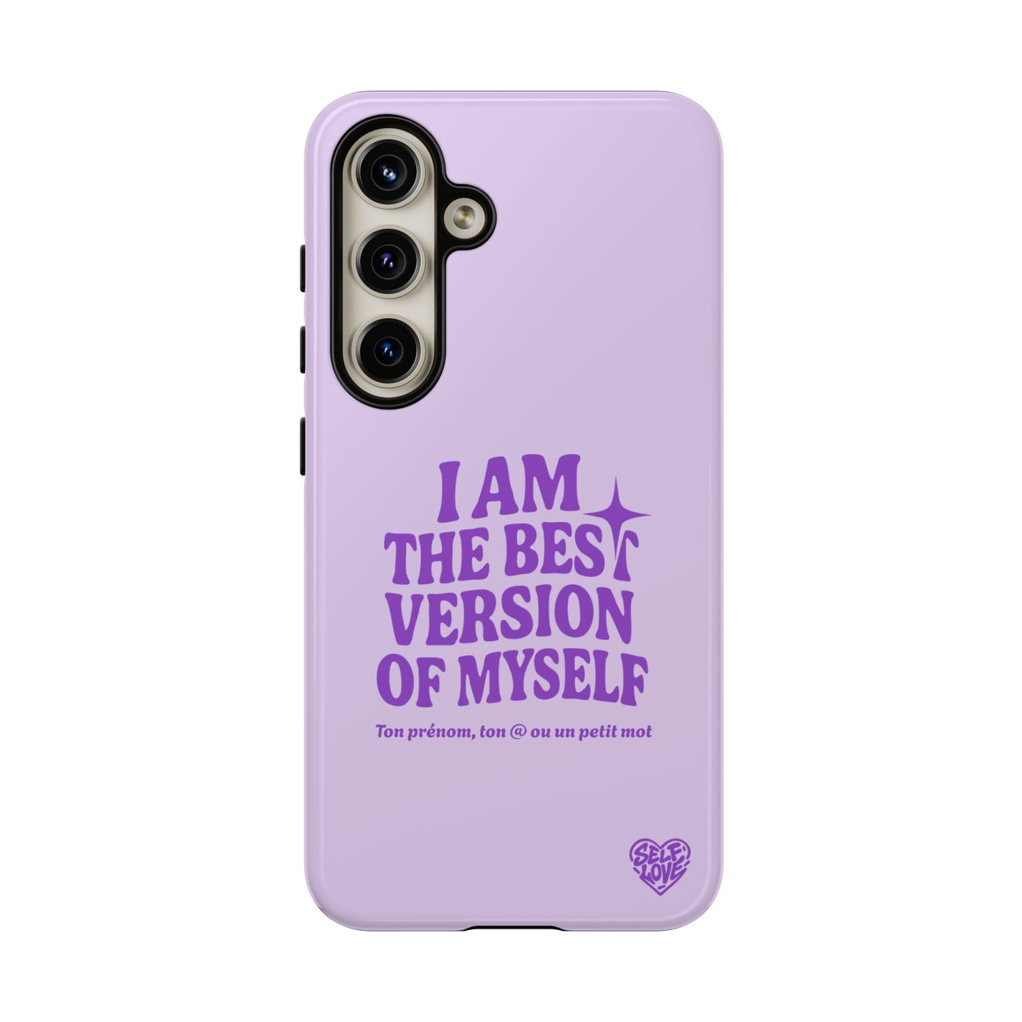 I Am The Best Version Of Myself - Coque Samsung (violet)