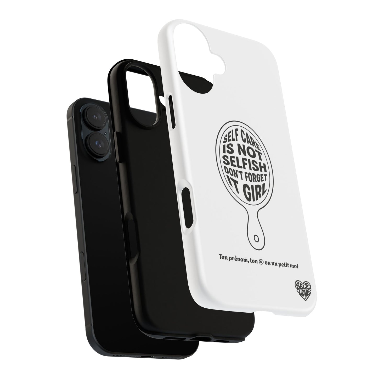 Self Care - Coque iPhone (blanc)
