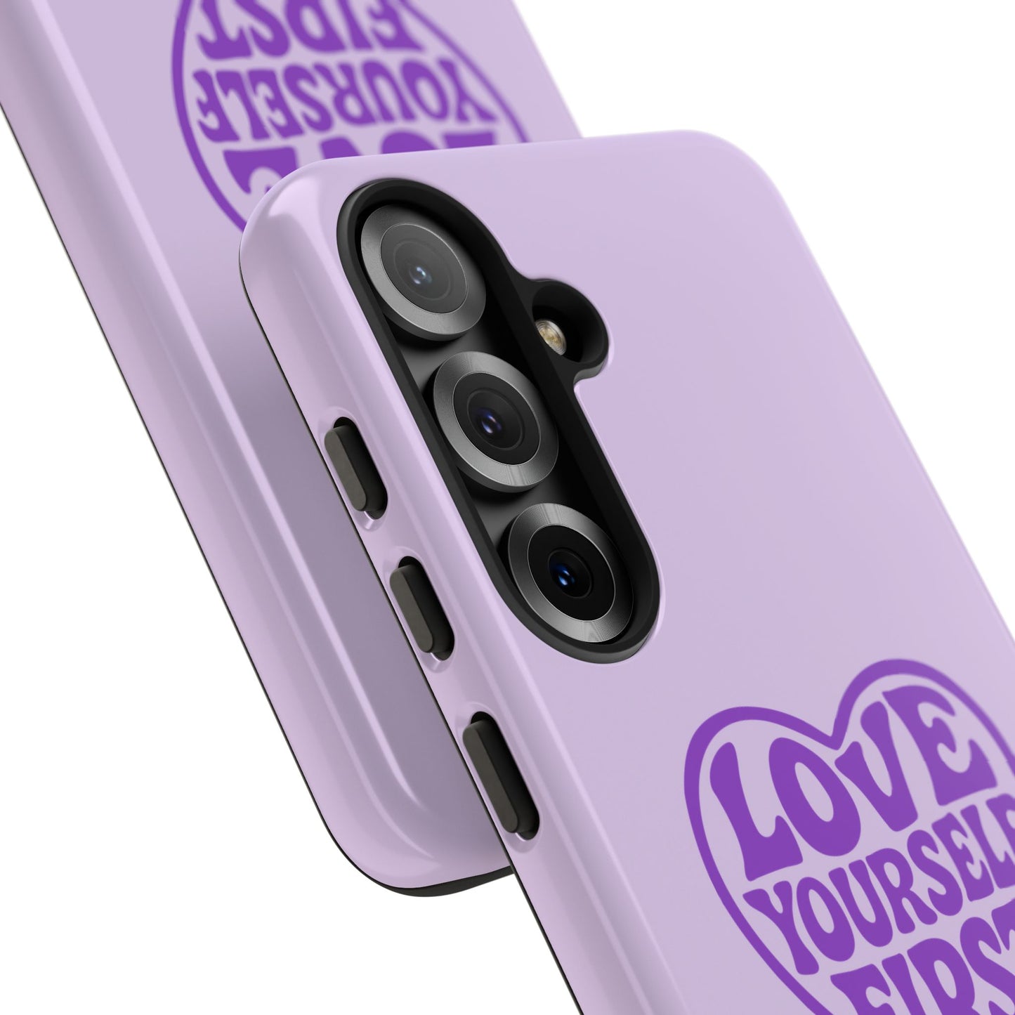 Love Yourself First - Coque Samsung (violet)