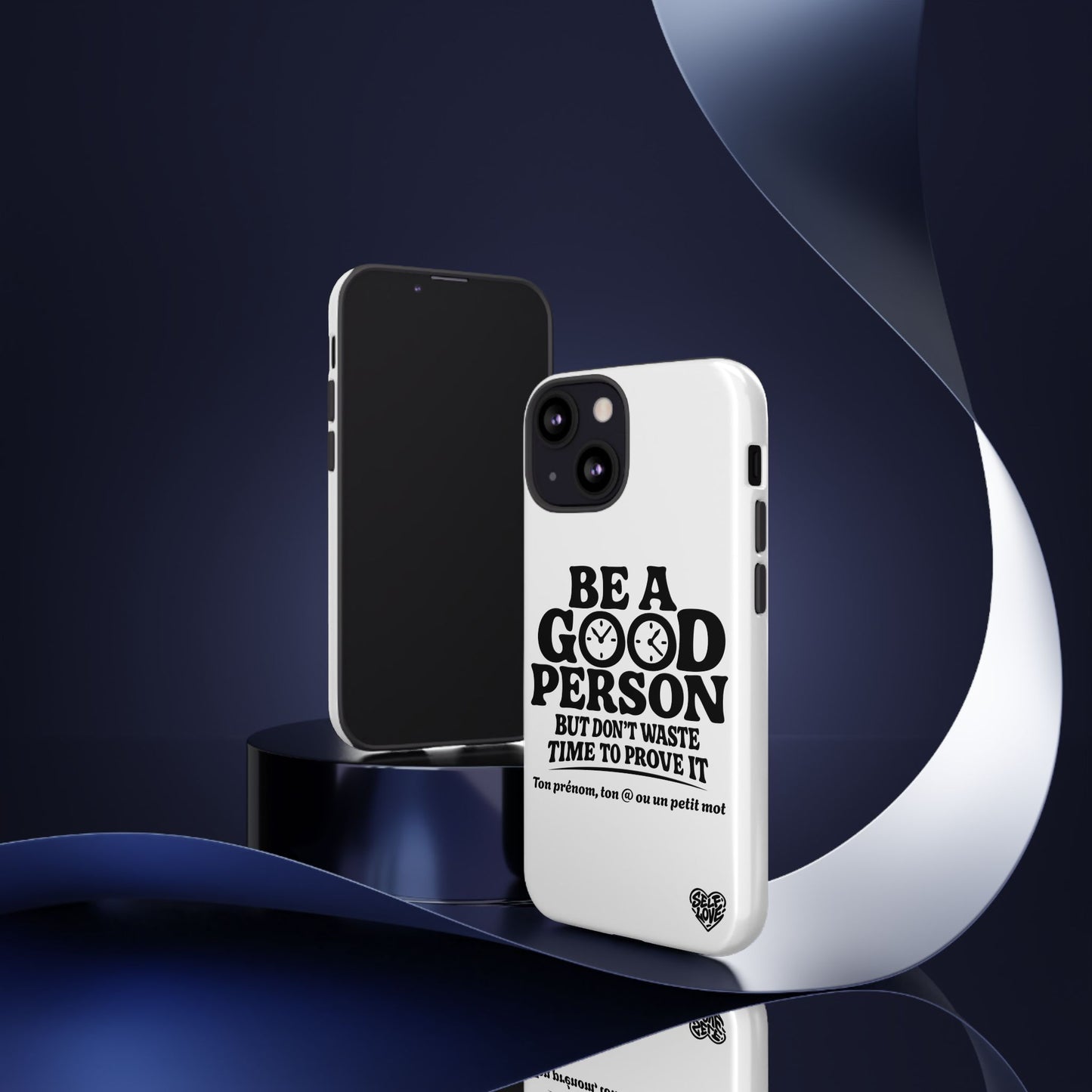 Be A Good Person - Coque iPhone (blanc)