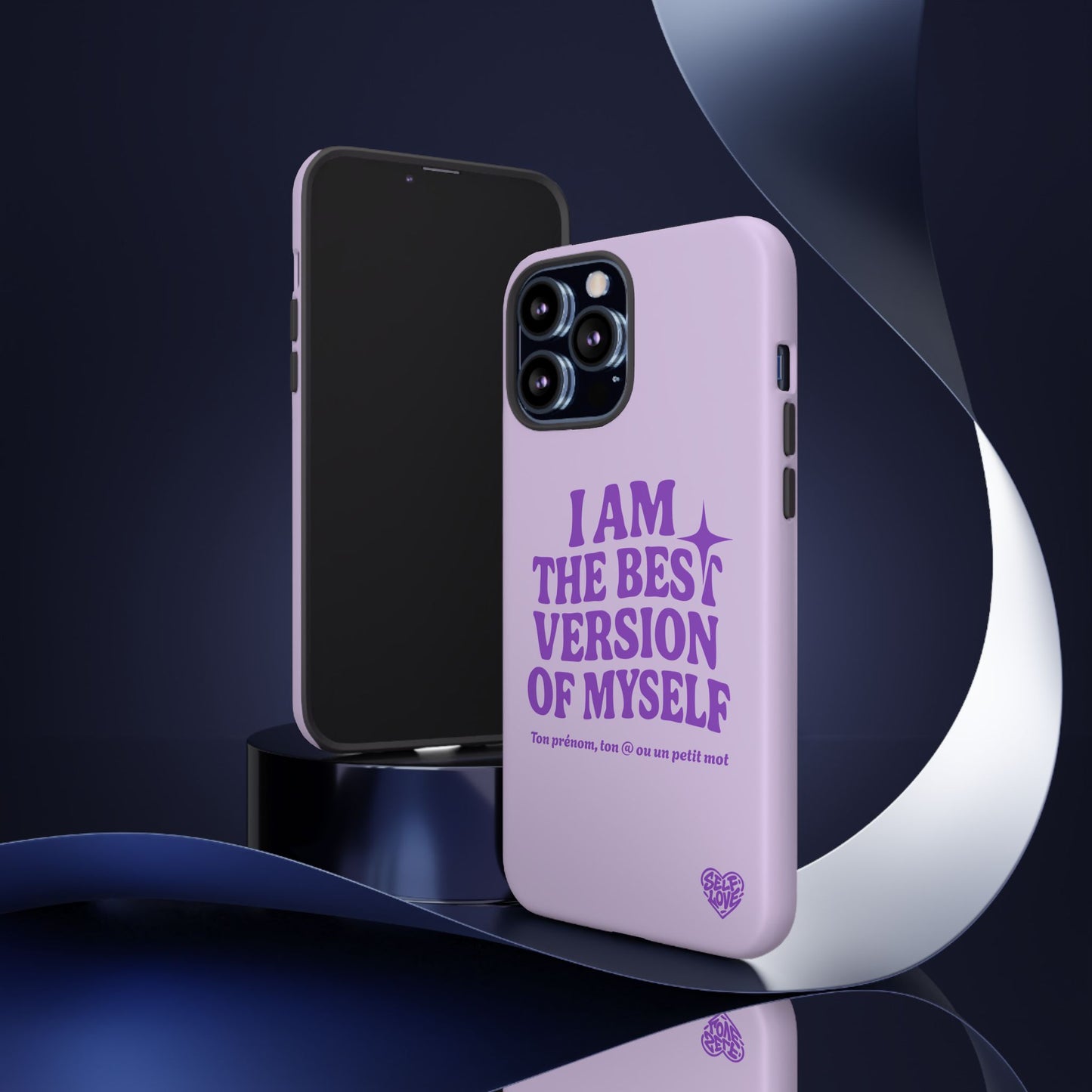 I Am The Best Version Of Myself - Coque iPhone (violet)