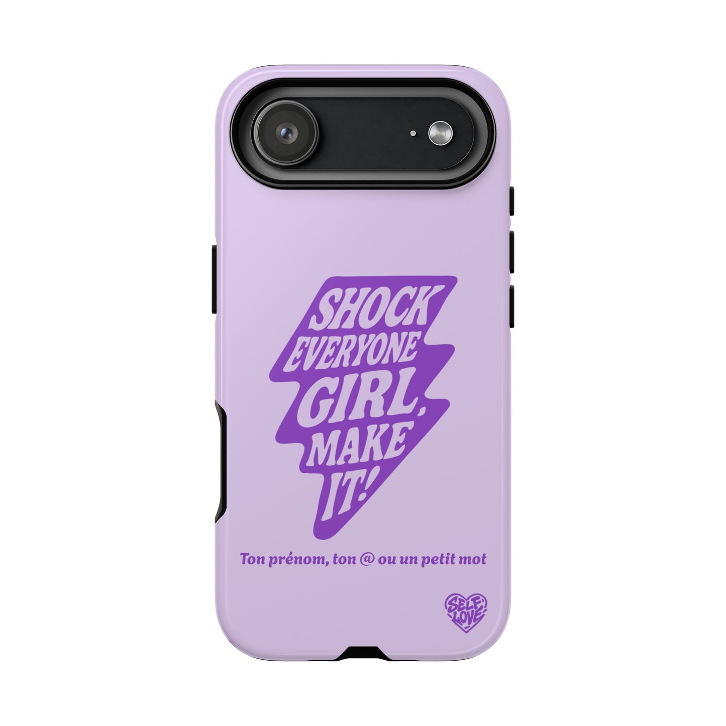 Shock Everyone - Coque iPhone (violet)