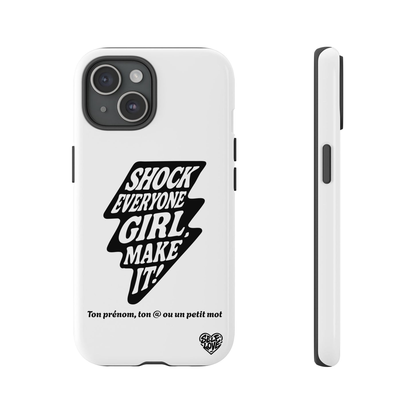 Shock Everyone - Coque iPhone (blanc)