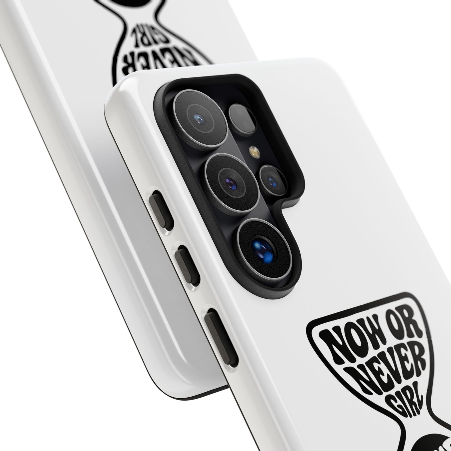 Now Or Never Girl - Coque Samsung (blanc)