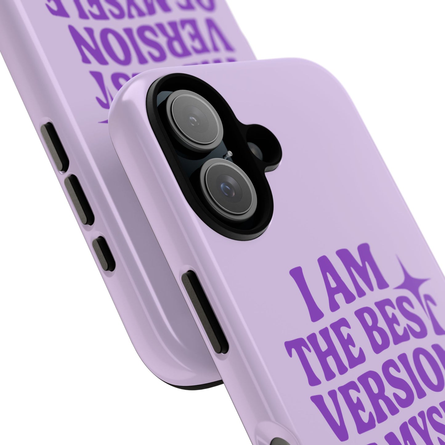 I Am The Best Version Of Myself - Coque iPhone (violet)