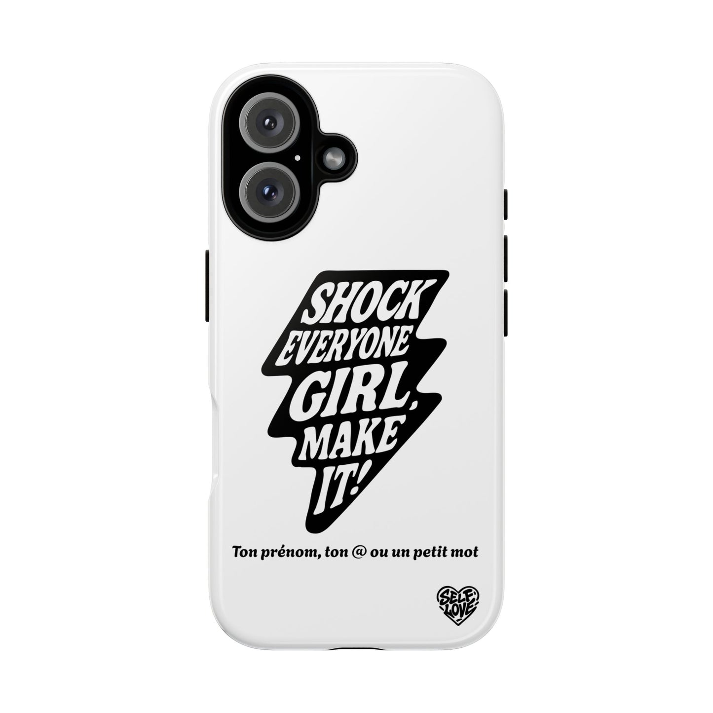 Shock Everyone - Coque iPhone (blanc)