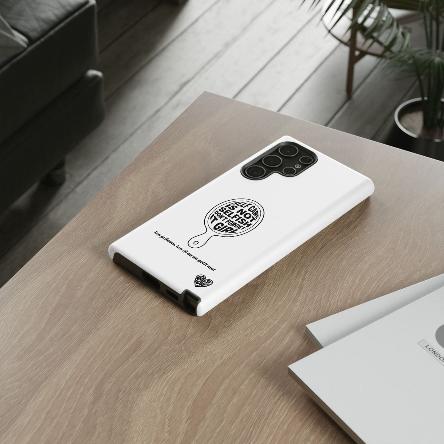Self Care - Coque Samsung (blanc)
