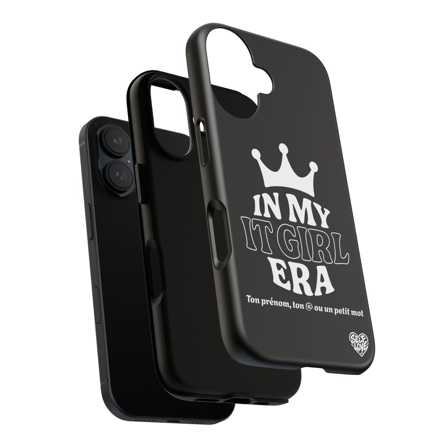 In My It Girl Era - Coque iPhone (noir)