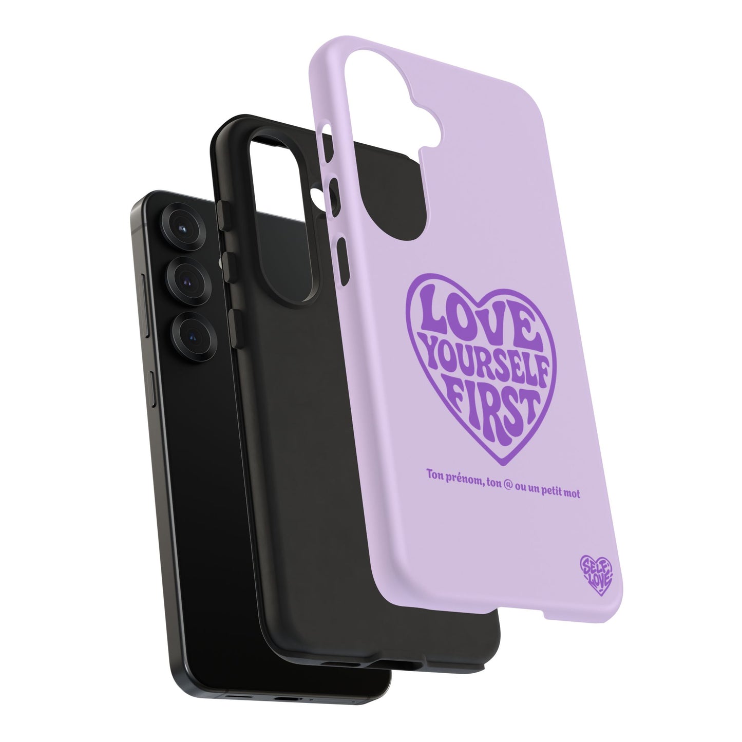Love Yourself First - Coque Samsung (violet)
