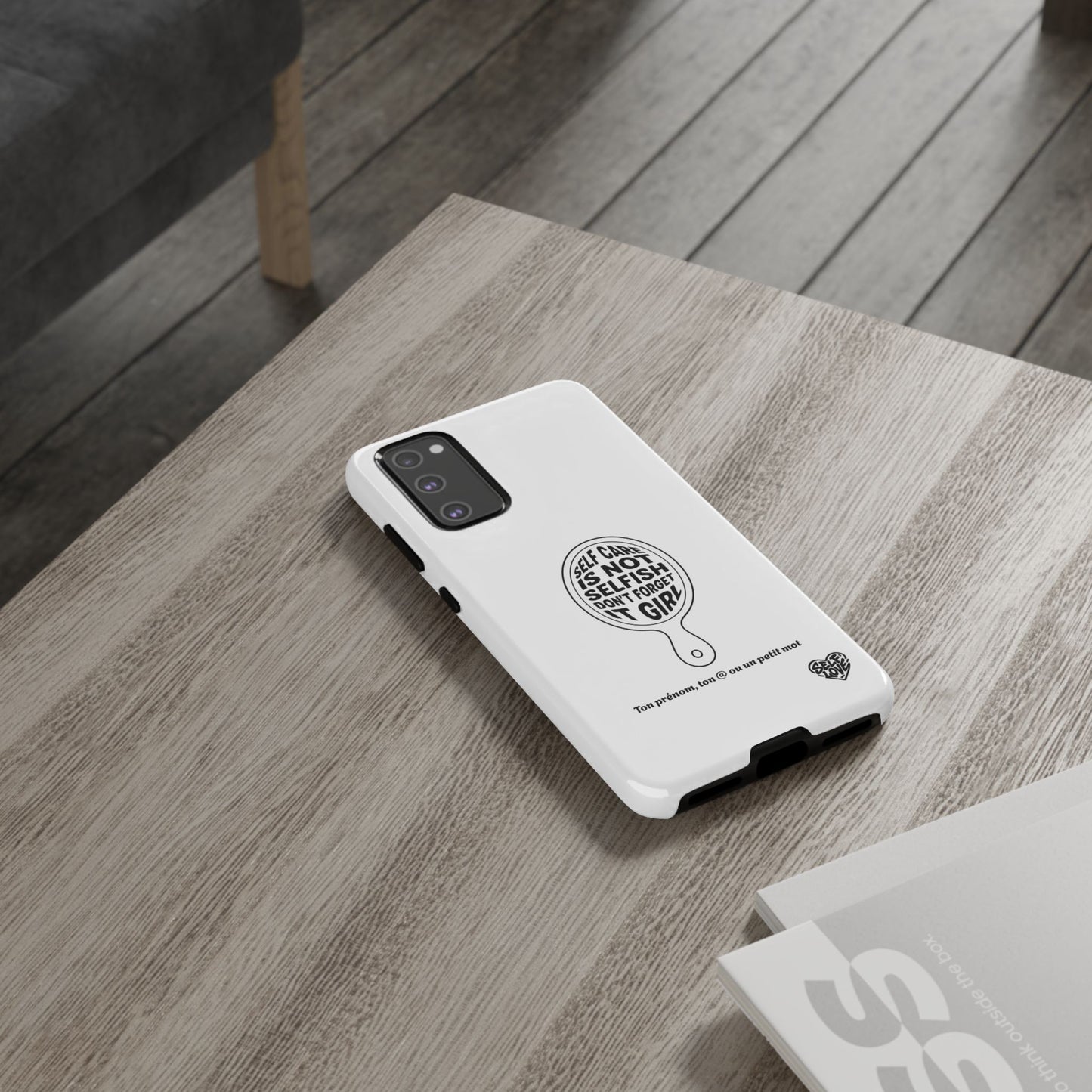 Self Care - Coque Samsung (blanc)