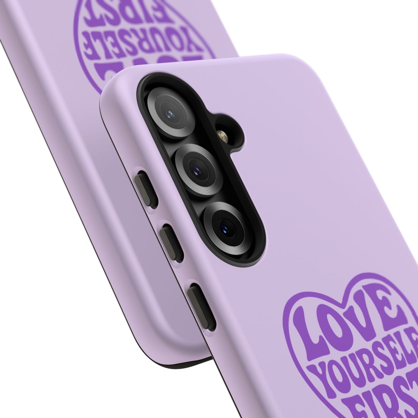 Love Yourself First - Coque Samsung (violet)