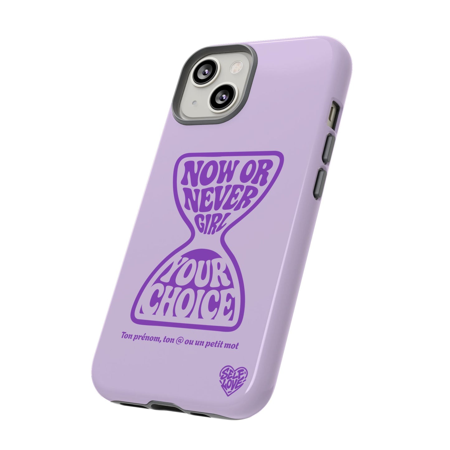 Now Or Never Girl - Coque iPhone (violet)