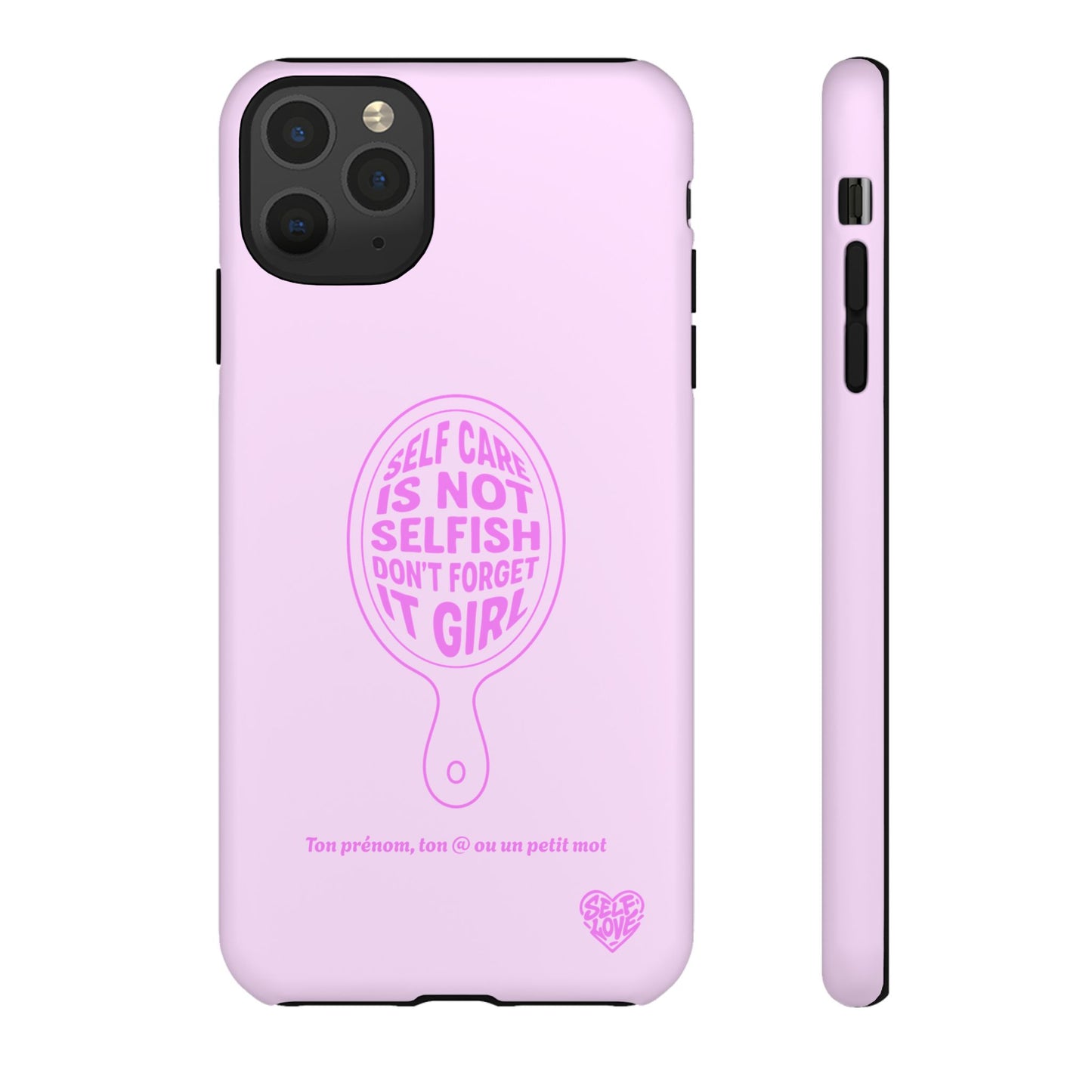 Self Care - Coque iPhone (rose)
