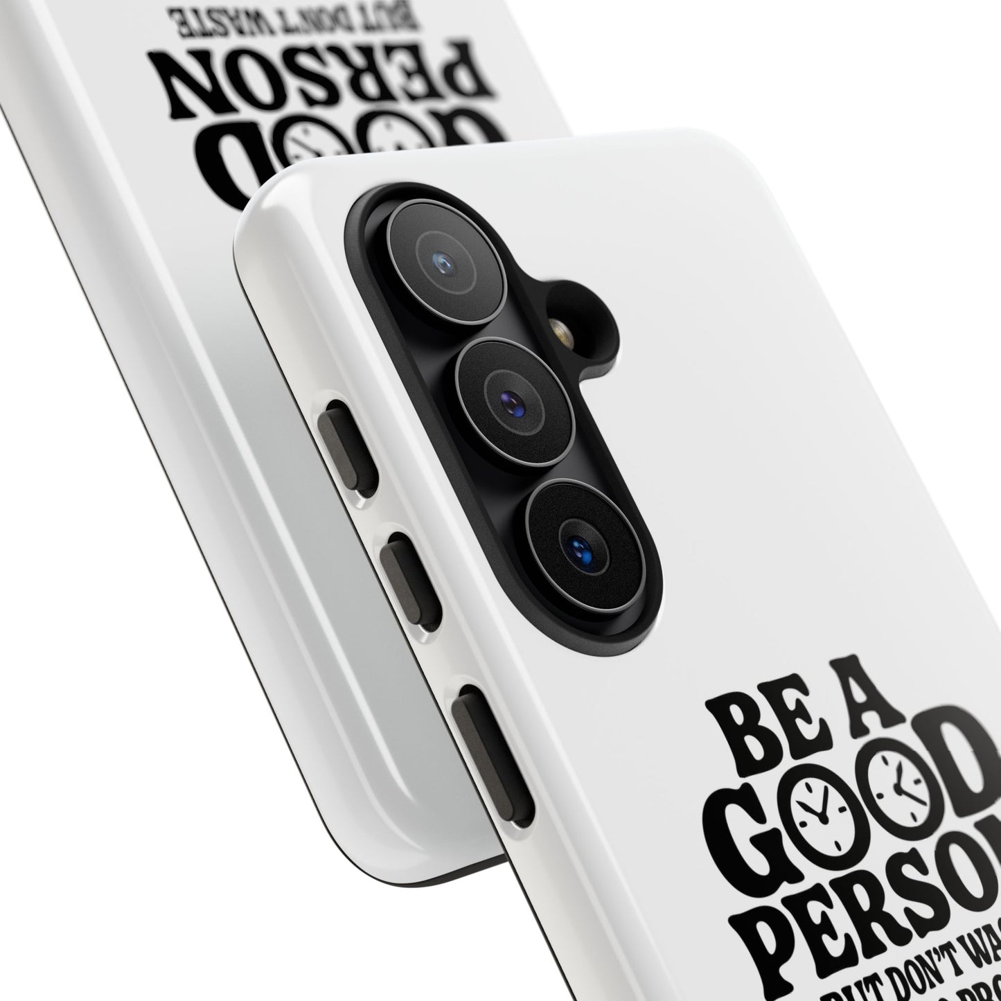 Be A Good Person - Coque Samsung (blanc)