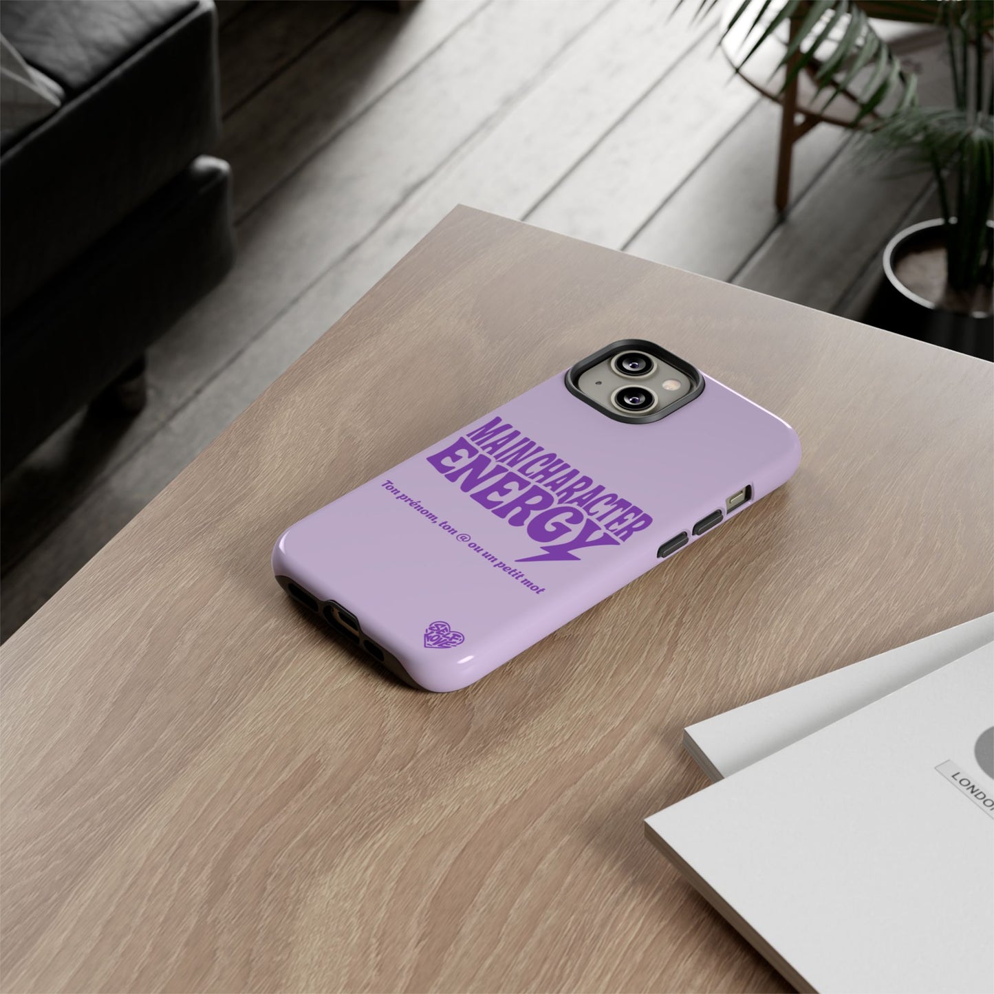 Main Character Energy - Coque iPhone (violet)