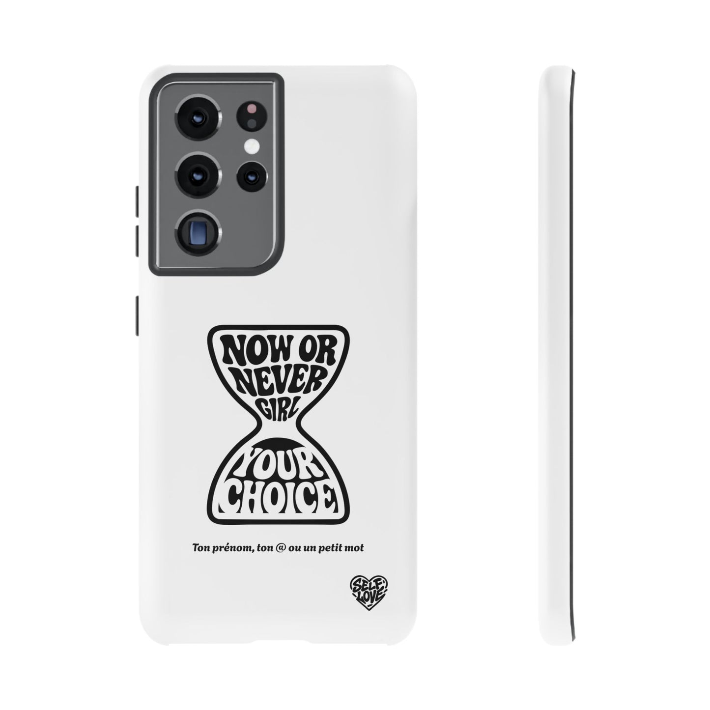 Now Or Never Girl - Coque Samsung (blanc)